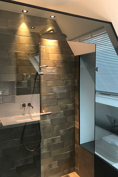 Kretex badkamer dakraam dakconstructie