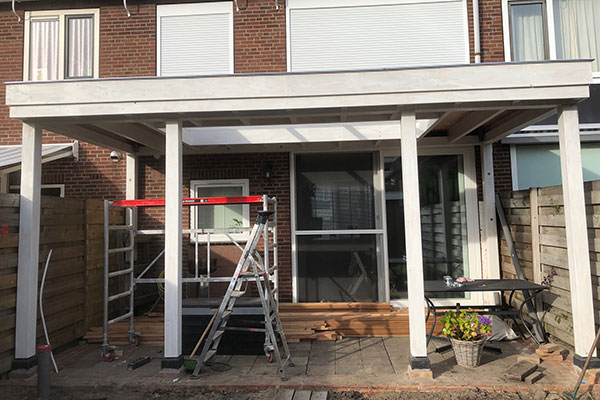 Kretex aanbouw veranda