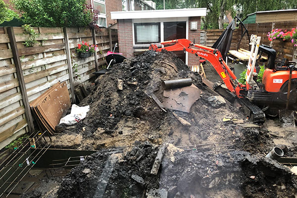 Kretex heipalen en fundering